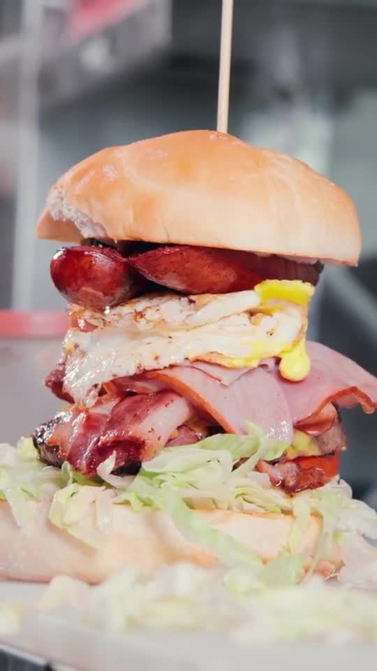 A Stoopid Burger close-up