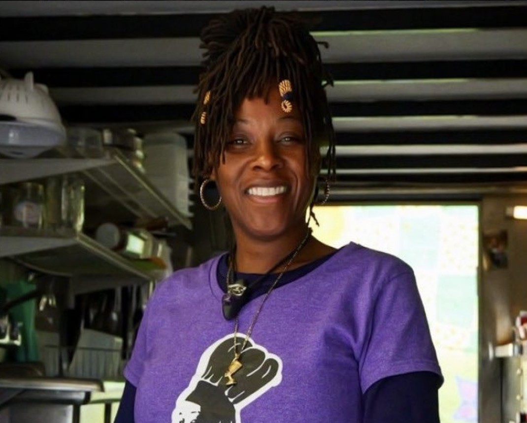 CoKiea’s Kitchen owner in the kitchen